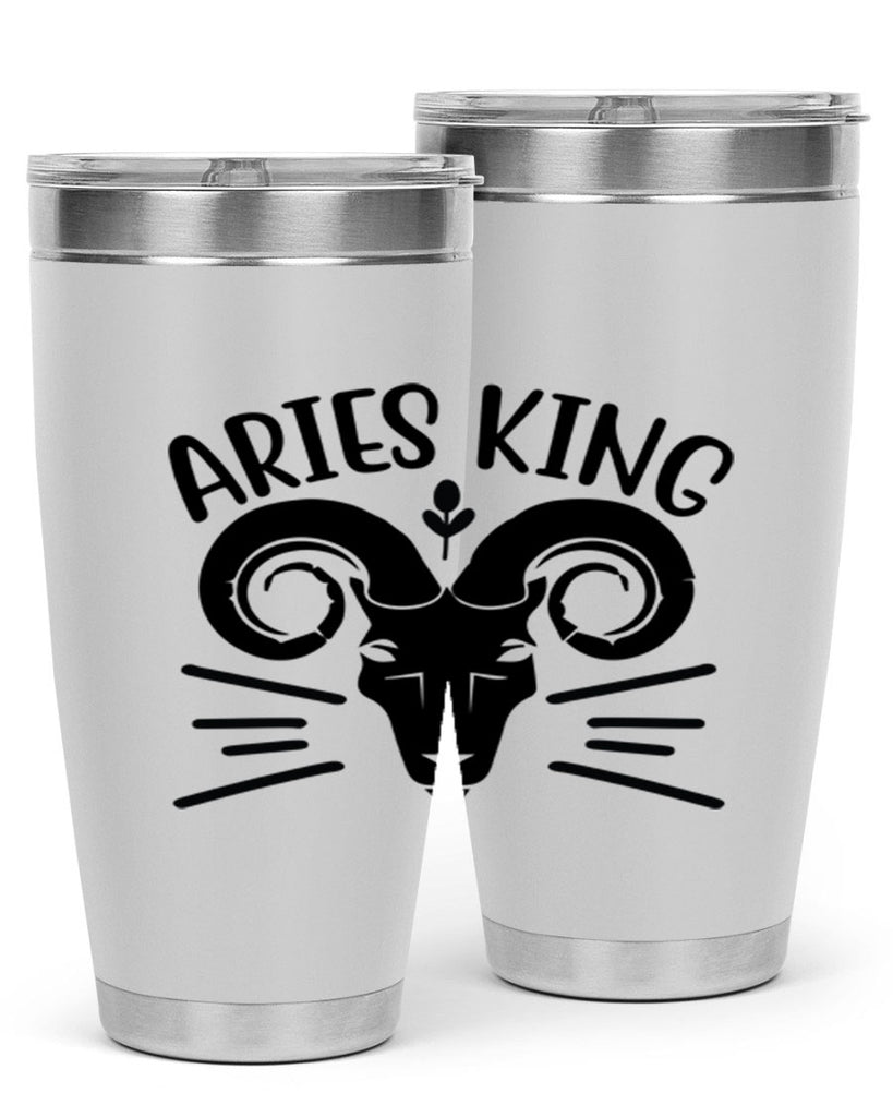 Aries king 109#- zodiac- Tumbler