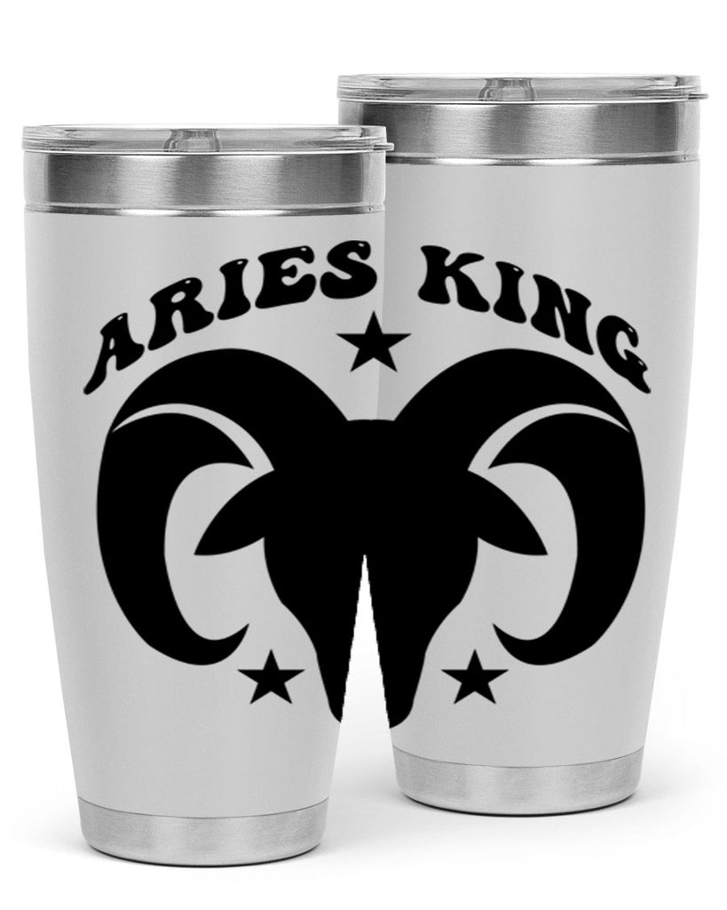 Aries king 110#- zodiac- Tumbler