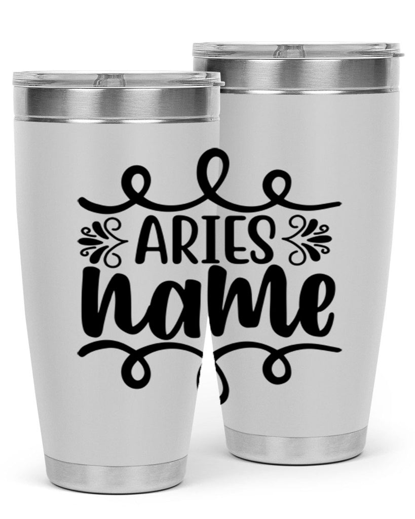 Ariesname 112#- zodiac- Tumbler