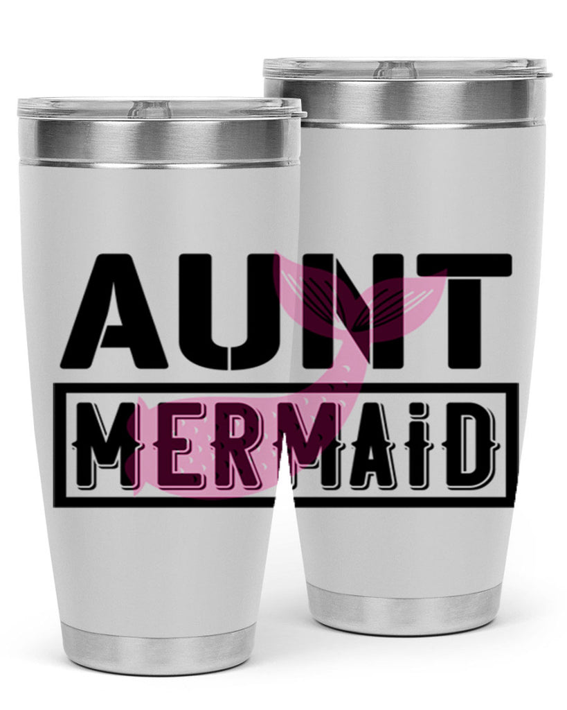 Aunt mermaid 17#- mermaid- Tumbler