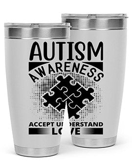 Autism awareness Style 43#- autism- Tumbler