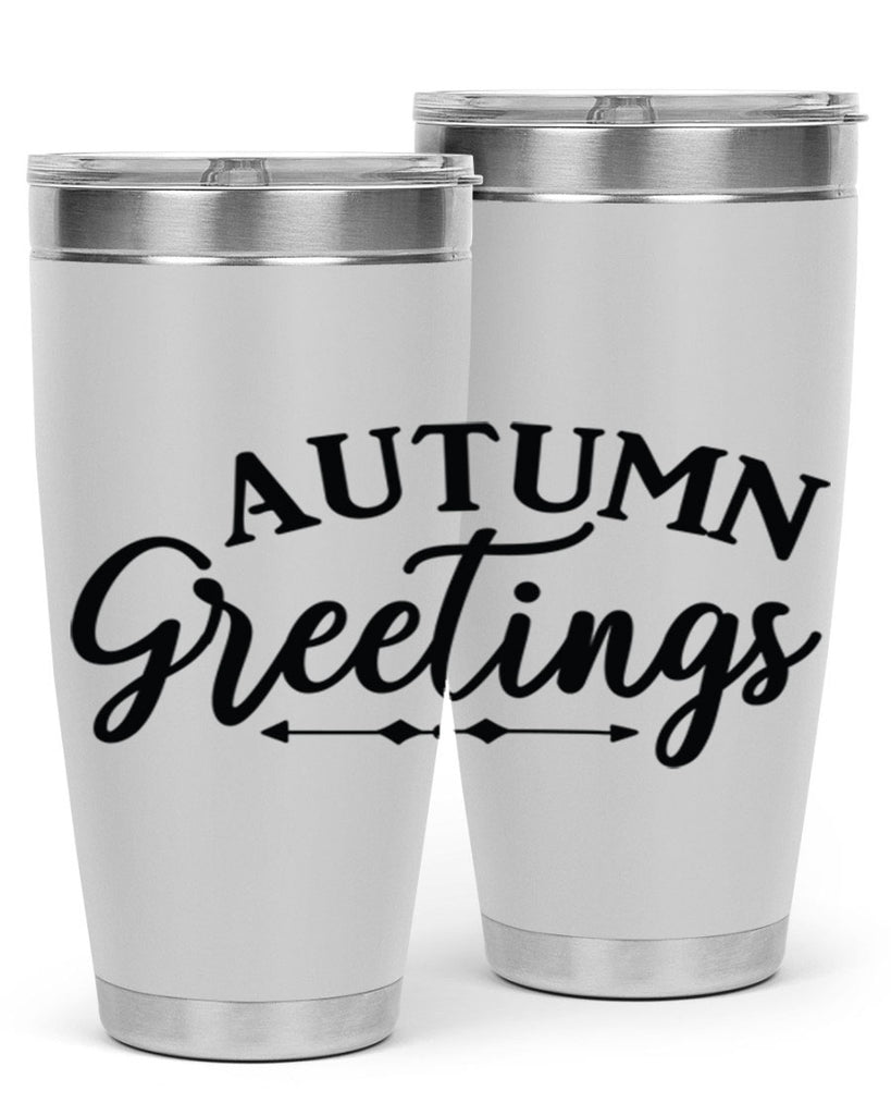 Autumn Greetings 16#- fall- Tumbler