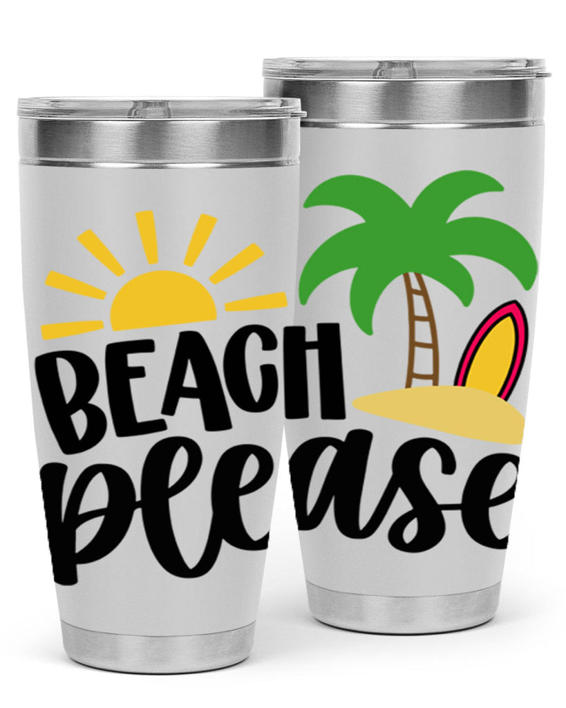 Beach Please Style 51#- summer- Tumbler