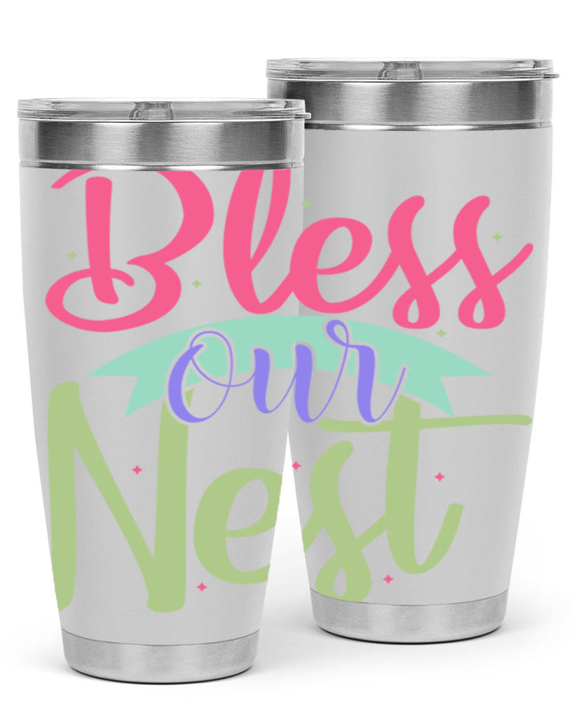 Bless our nest 49#- spring- Tumbler