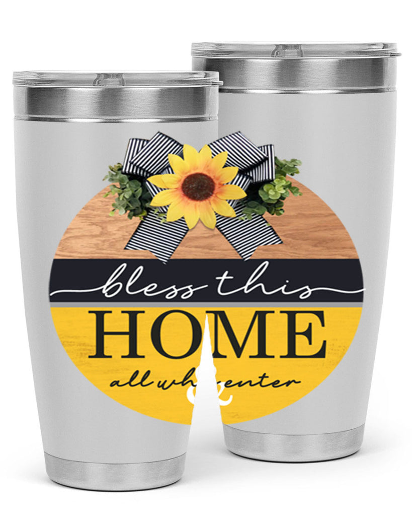 Bless this Home and all Mockup56#- spring- Tumbler