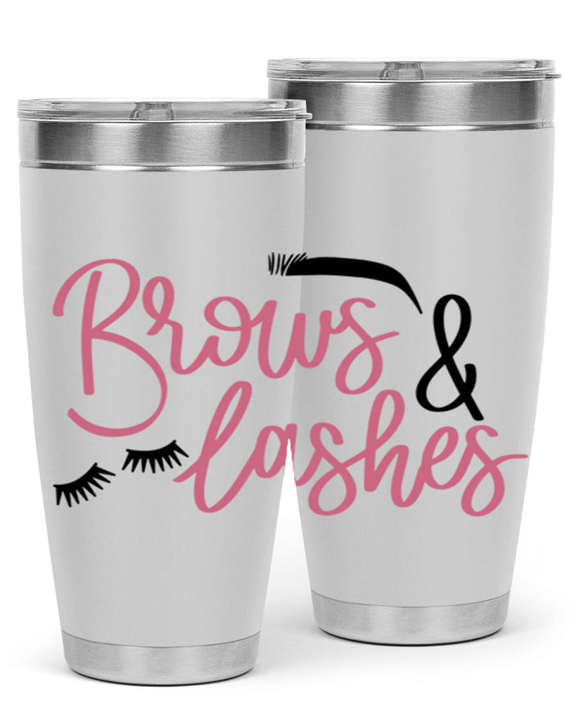 Brows Lashes Style 122#- make up- Tumbler