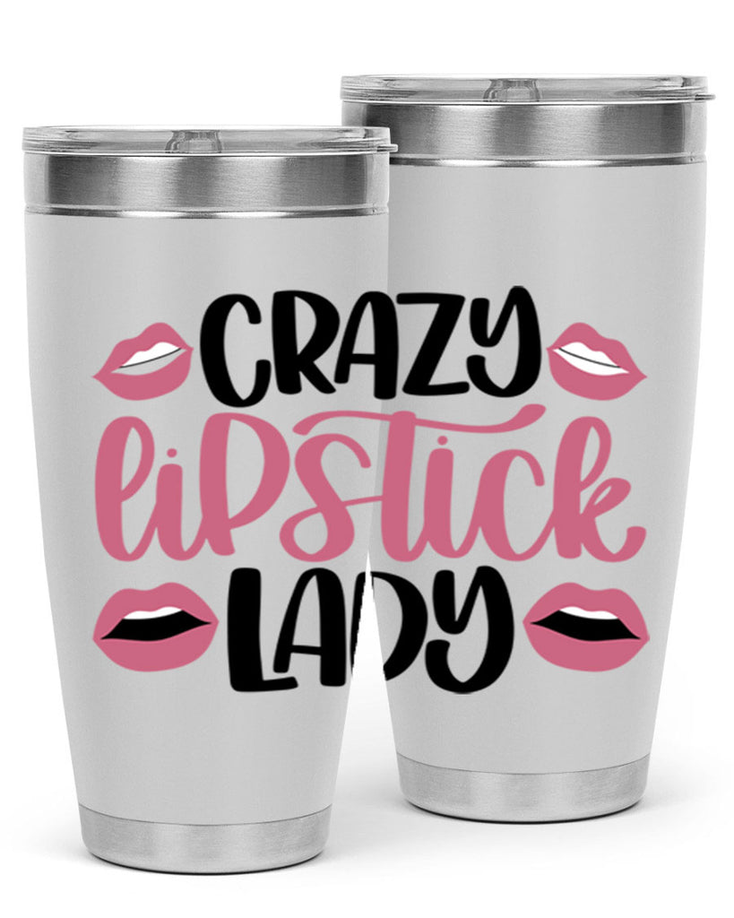 Crazy Lipstick Lady Style 107#- make up- Tumbler