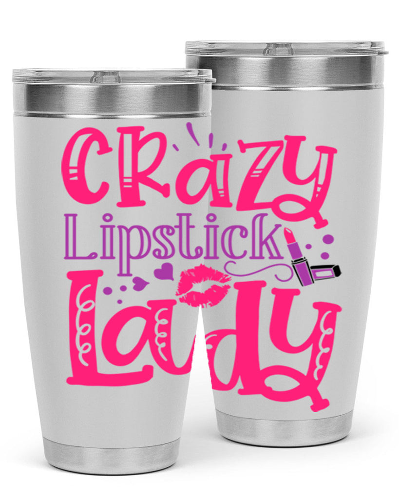 Crazy Lipstick Lady Style 241#- make up- Tumbler