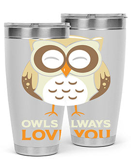 Cute Owl Always Love You A TurtleRabbit 3#- owl- Tumblers