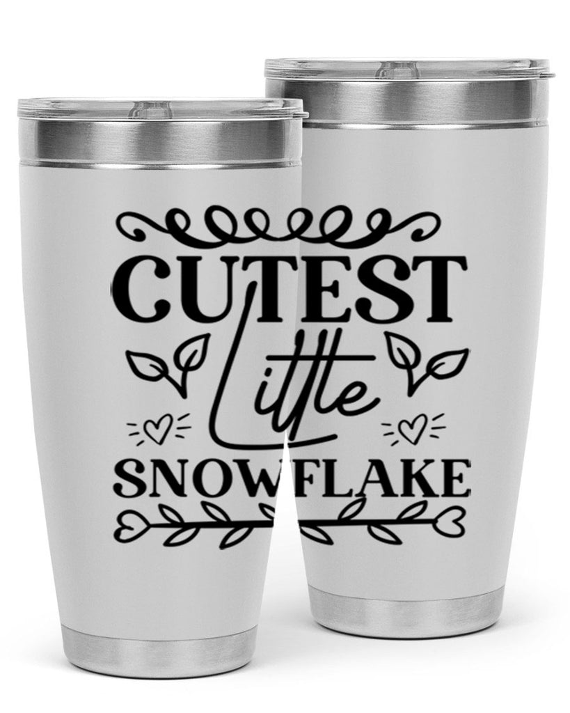 Cutest Little Snowflake 88#- winter- Tumbler