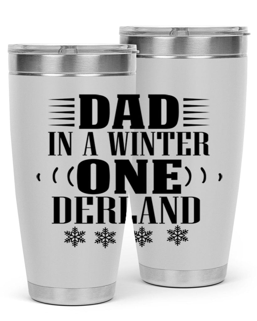 DAD IN A WINTER ONE DERLAND 91#- winter- Tumbler