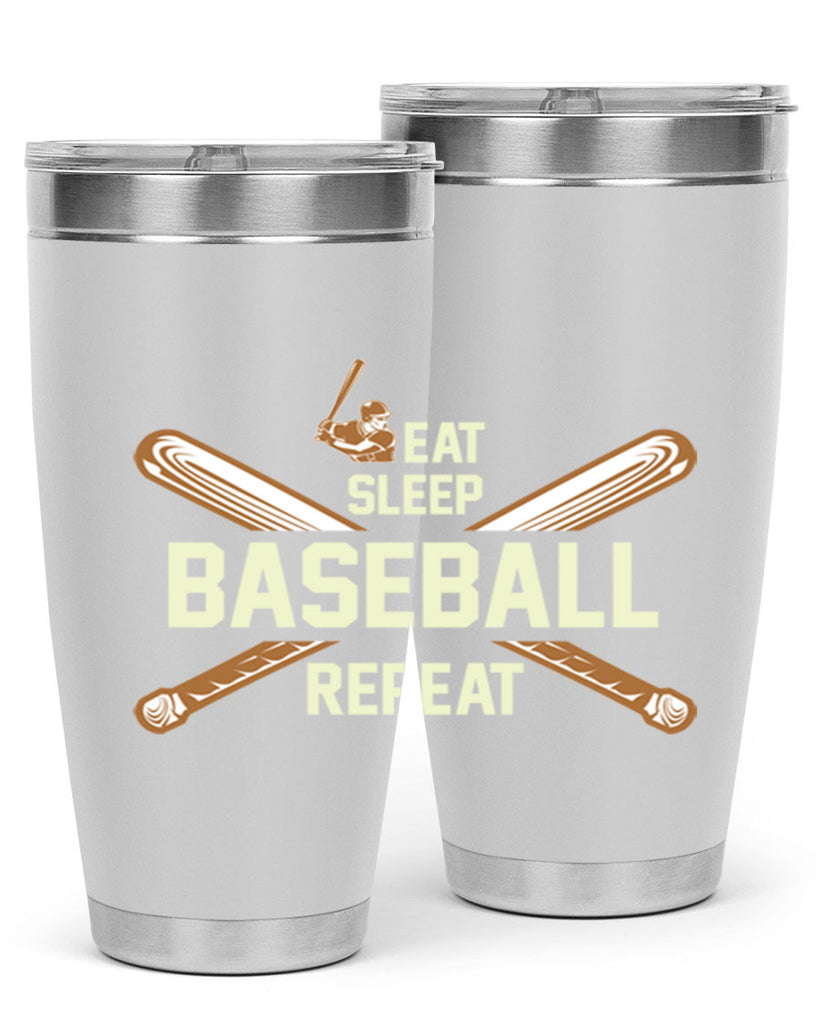 Eat 1285#- baseball- Tumbler