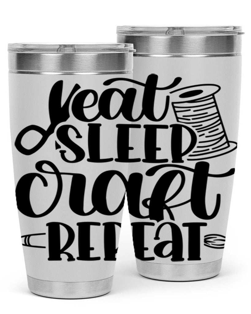 Eat Sleep Craft Repeat 29#- crafting- Tumbler