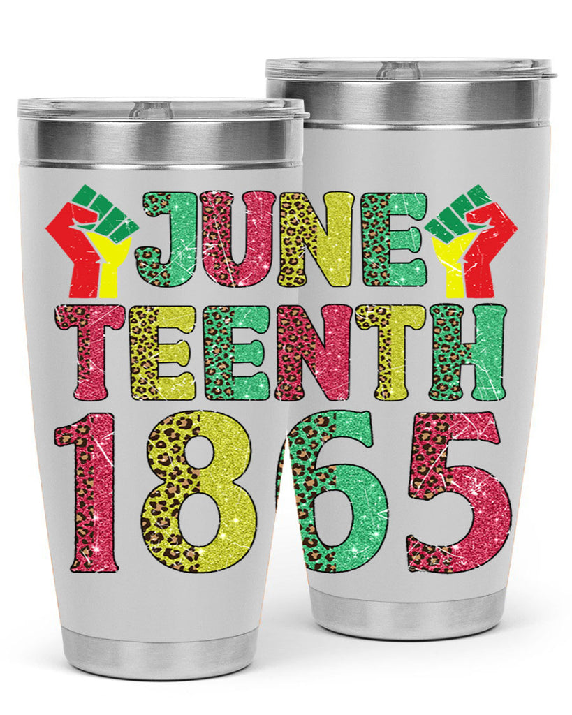 Fist Juneteenth Since 1865 Design Png 10#- Juneteenth- tumbler
