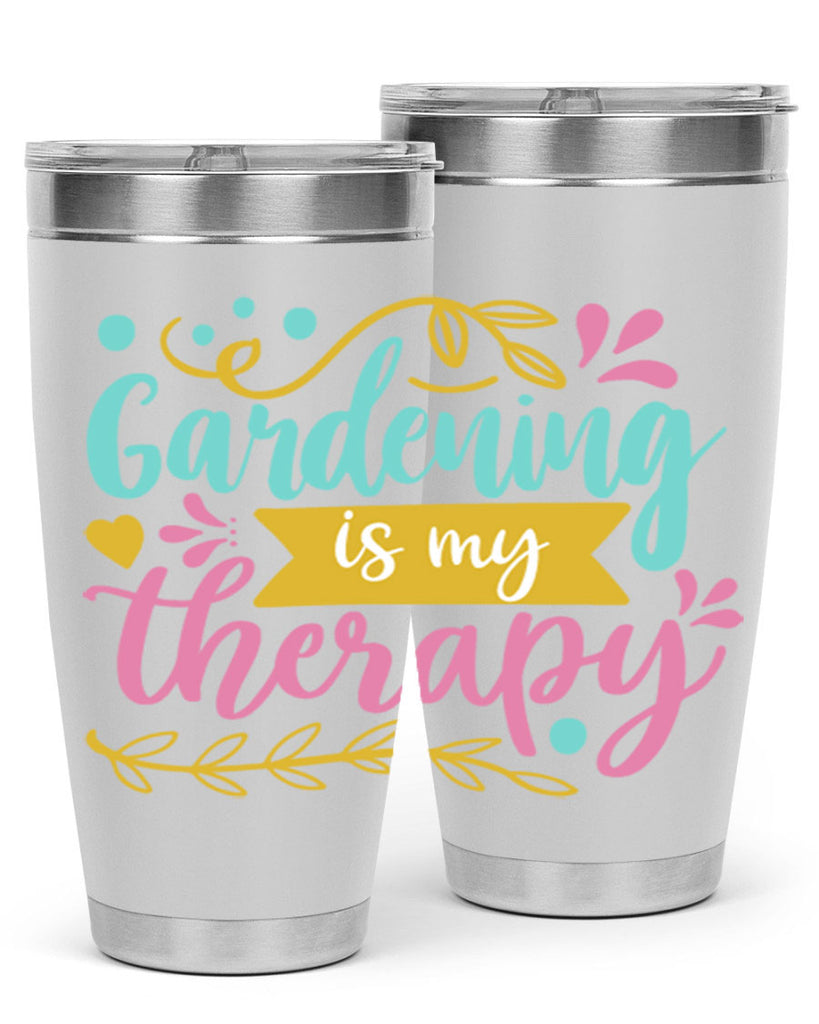 Gardening is my therapy Style 66#- summer- Tumbler
