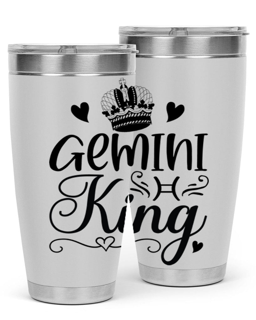Gemini king 228#- zodiac- Tumbler