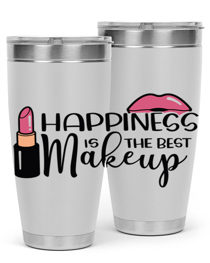 Happiness Is The Best Makeup Style 93#- make up- Tumbler