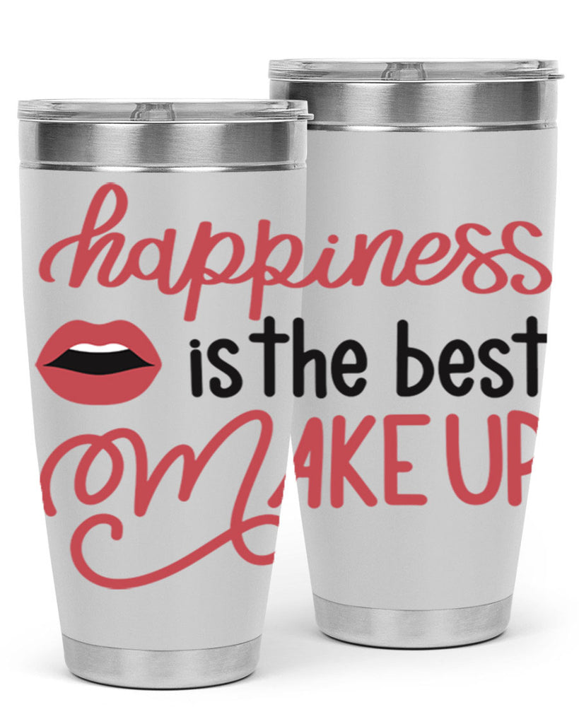 Happiness is the Best Makeup Style 94#- make up- Tumbler