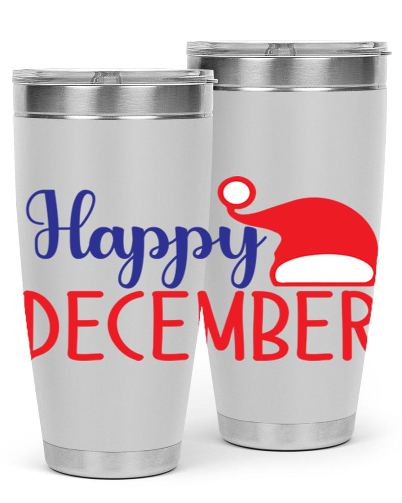 Happy December 135#- winter- Tumbler