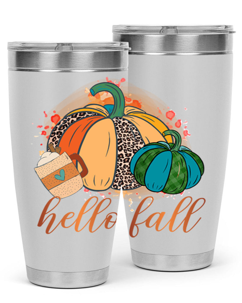 Hello Fall 282#- fall- Tumbler