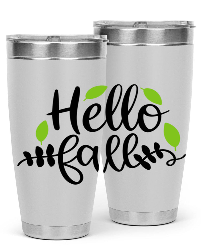 Hello Fall 283#- fall- Tumbler