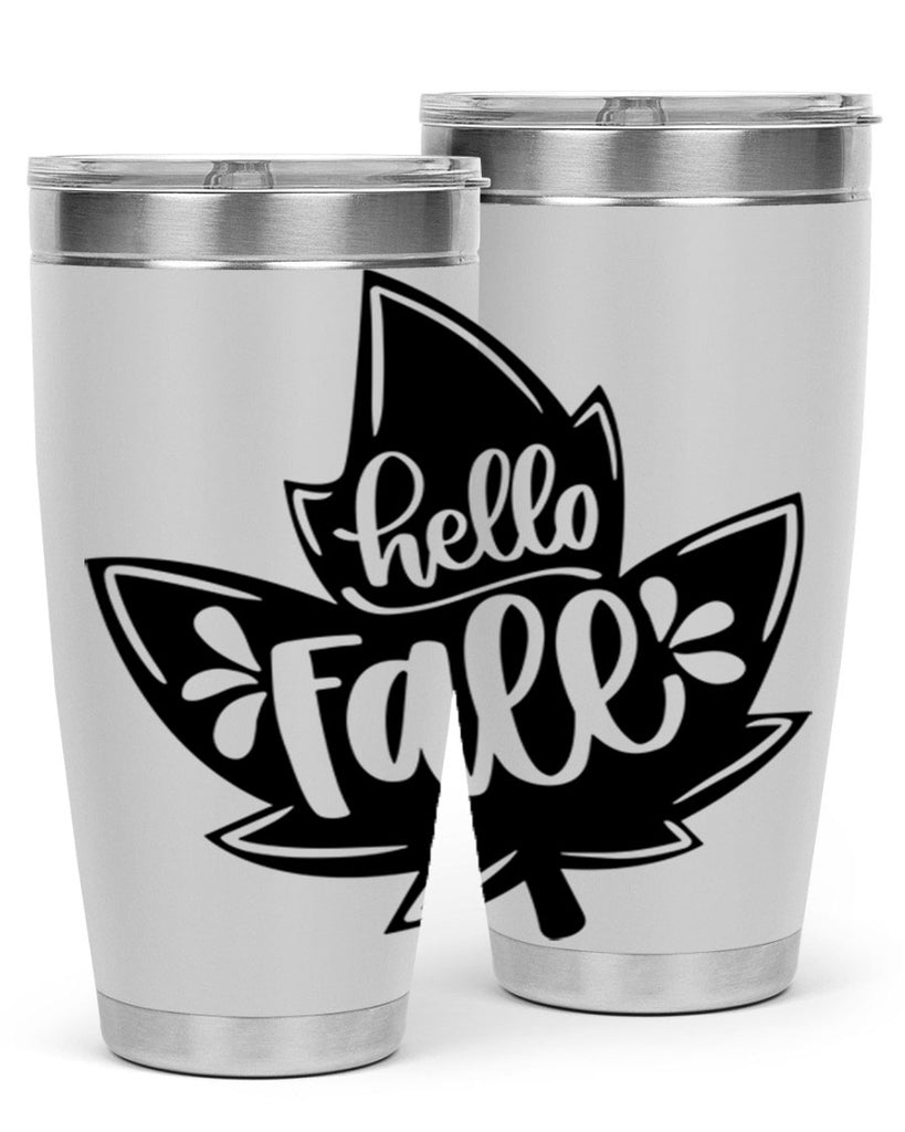 Hello Fall 494#- fall- Tumbler