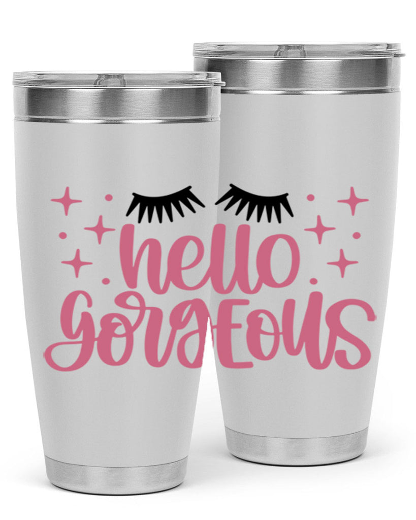 Hello Gorgeous Style 89#- make up- Tumbler