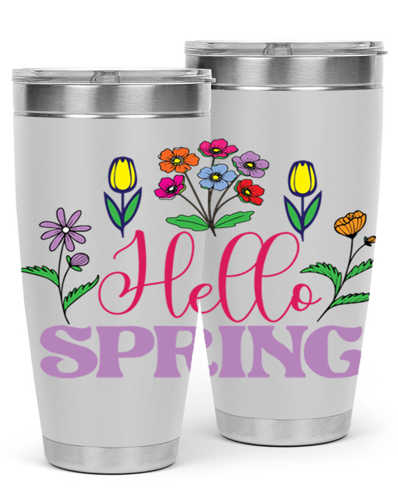 Hello Spring  233#- spring- Tumbler