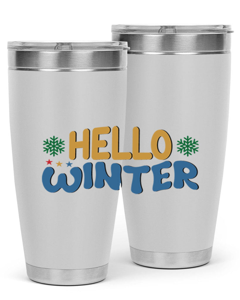 Hello Winter 181#- winter- Tumbler