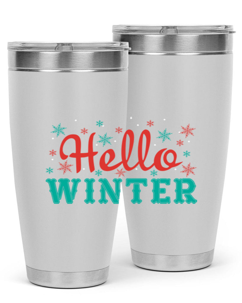 Hello Winter 182#- winter- Tumbler