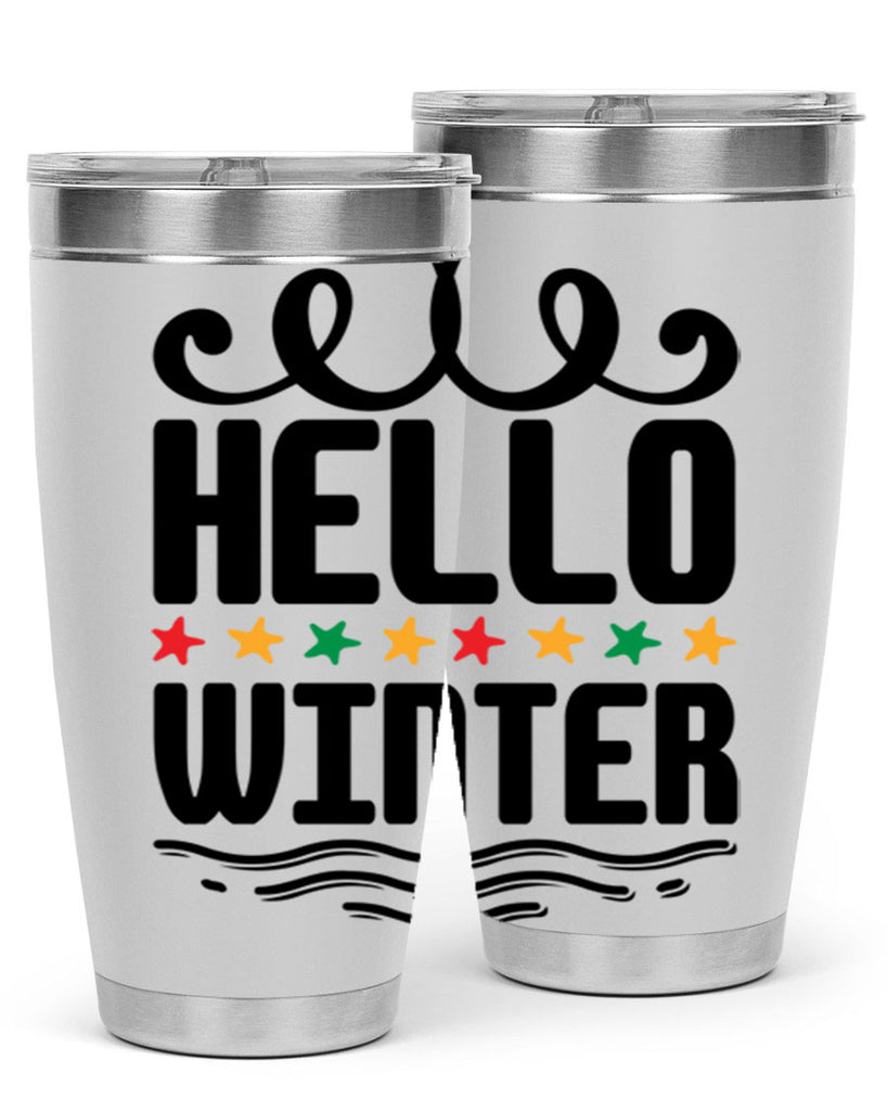Hello Winter 185#- winter- Tumbler