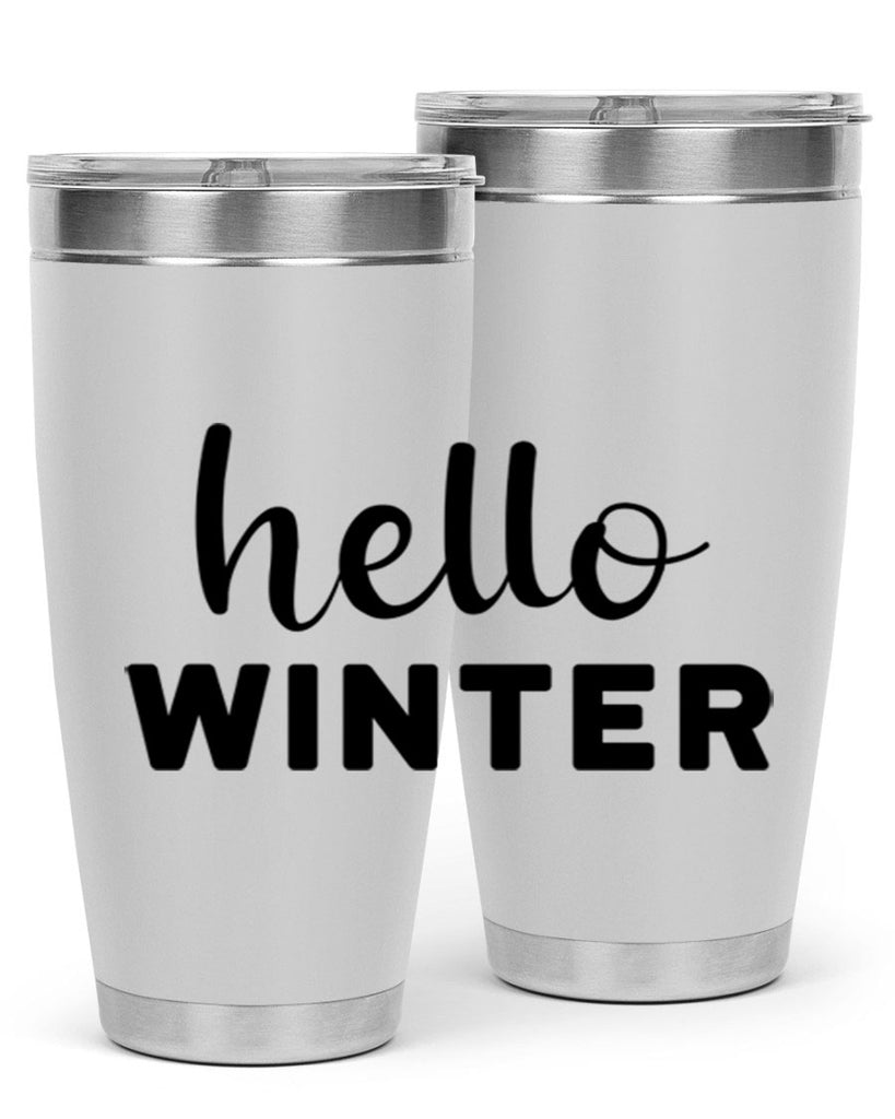 Hello Winter 186#- winter- Tumbler