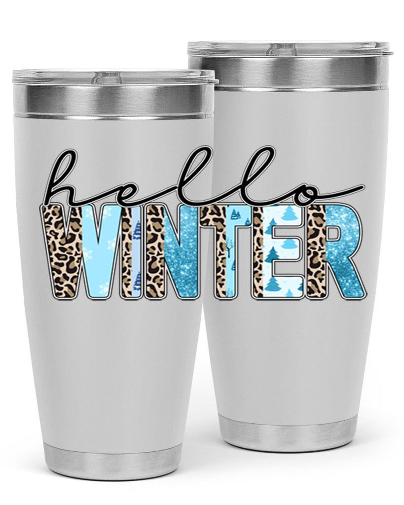 Hello Winter 189#- winter- Tumbler