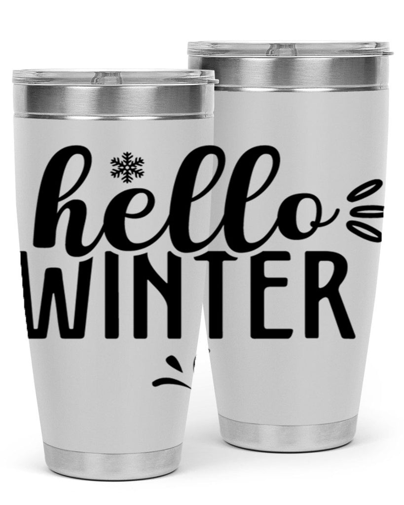Hello Winter171#- winter- Tumbler