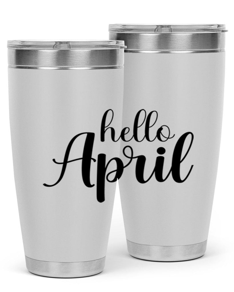 Hello april  219#- spring- Tumbler