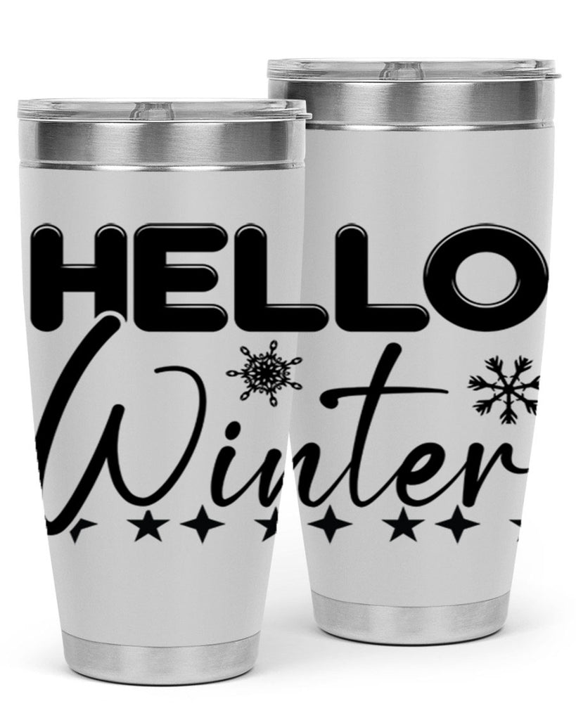 Hello winter 183#- winter- Tumbler
