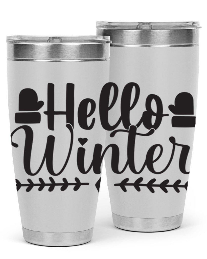 Hello winter 184#- winter- Tumbler