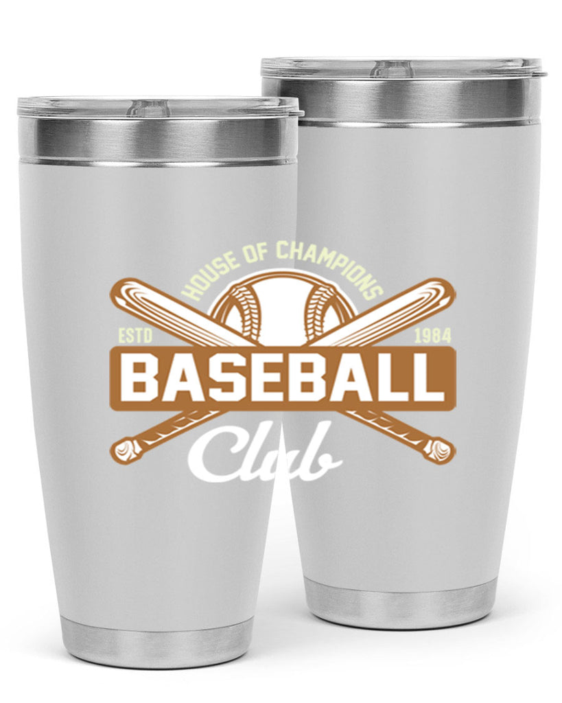 House 1178#- baseball- Tumbler