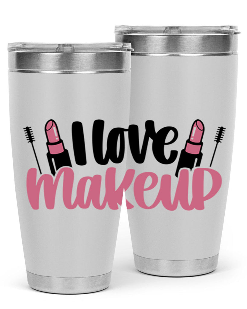 I Love Makeup Style 80#- make up- Tumbler