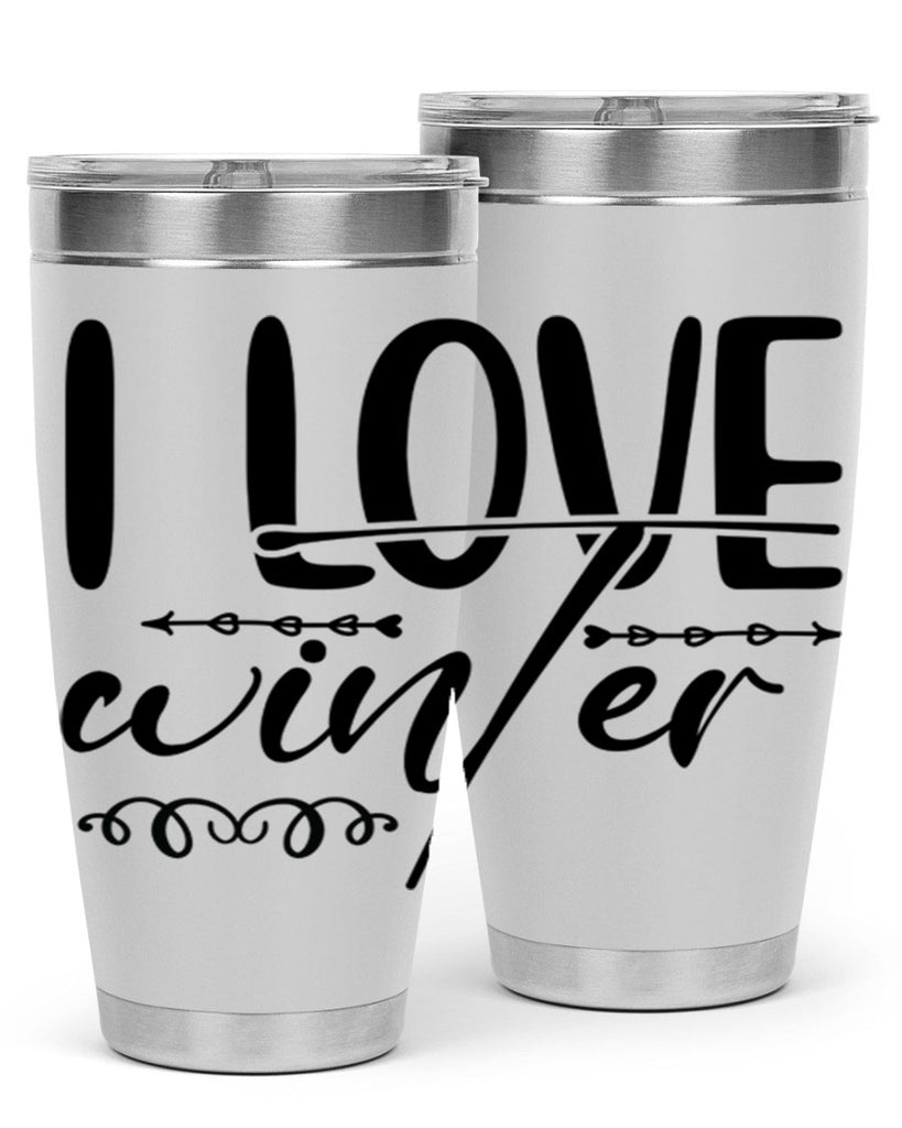 I love winter 243#- winter- Tumbler