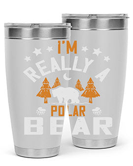 I'm really a polar bear 17#- Bears- Tumbler