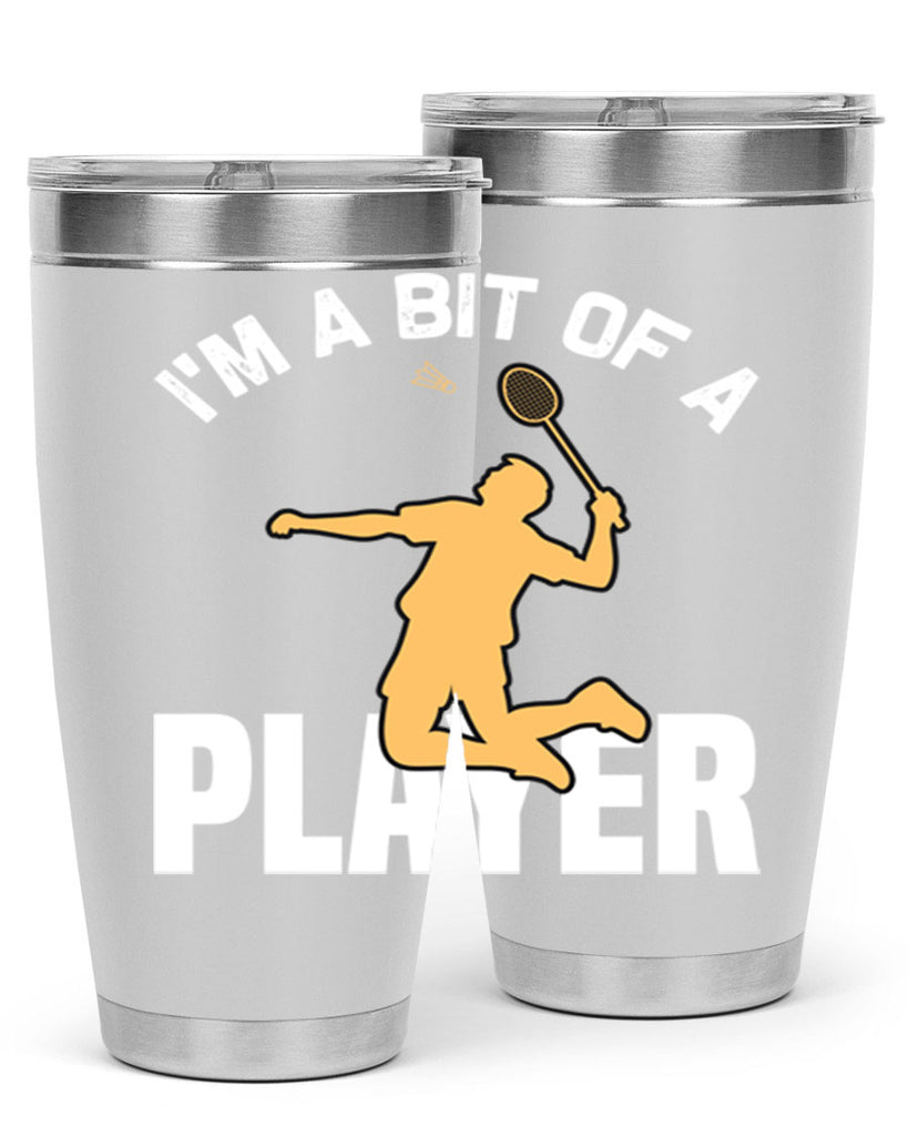 Im a bit 1071#- badminton- Tumbler