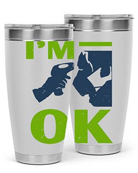 Im ok Style 30#- corona virus- Tumbler