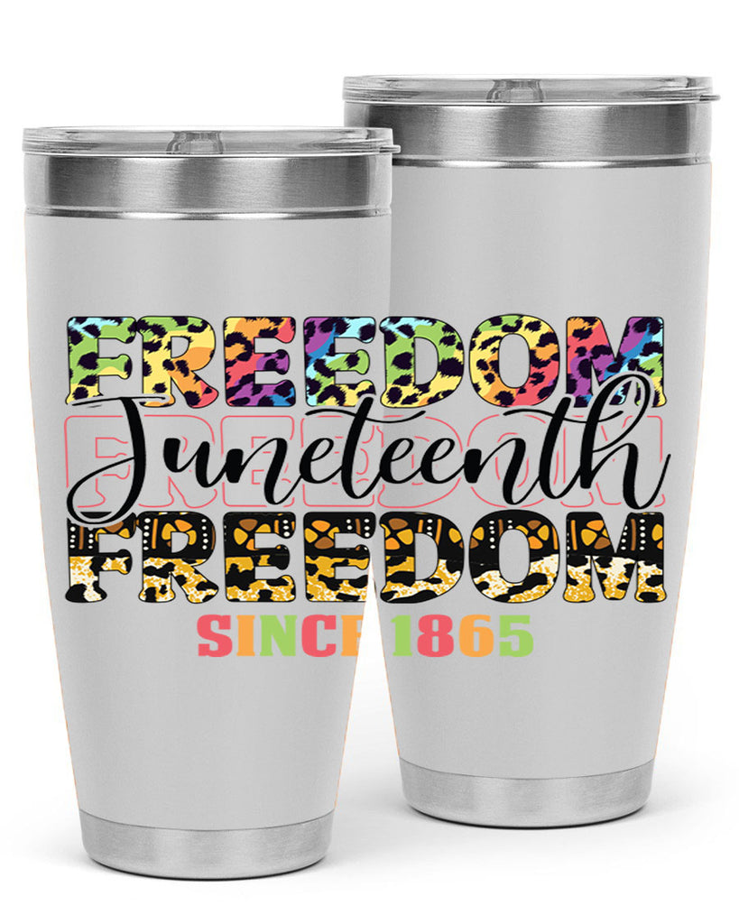 Juneteenth Freedom Since 1865 Png 36#- Juneteenth- tumbler