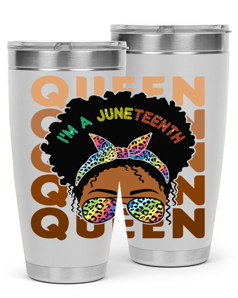 Juneteenth Queen Swag Black Melanin Png 26#- Juneteenth- tumbler