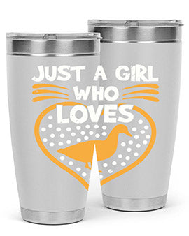 Just A Girl Who Loves Duck Style 34#- duck- Tumbler
