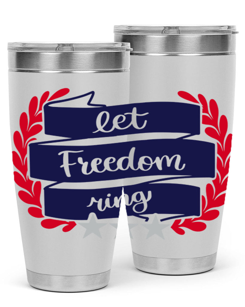 Let Freedom Ring Style 159#- Fourt Of July- Tumbler