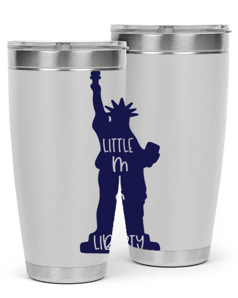 Little Miss Liberty Style 163#- Fourt Of July- Tumbler