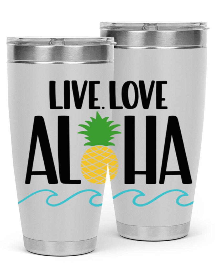 Live Love Aloha Style 30#- summer- Tumbler