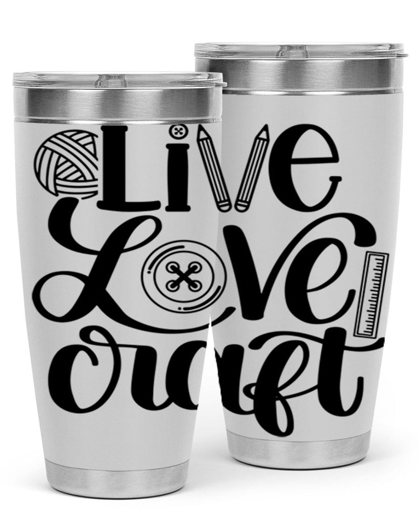Live Love Craft 14#- crafting- Tumbler